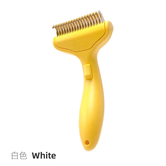 Ultimate Stainless Steel Dog Hair Removal Brush - Effortless Grooming Tool for Dogs and Pets