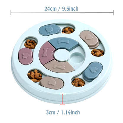 Interaktives Intelligenzspielzeug für Hunde – Rutschfestes Futter-Puzzle zur mentalen Stimulation