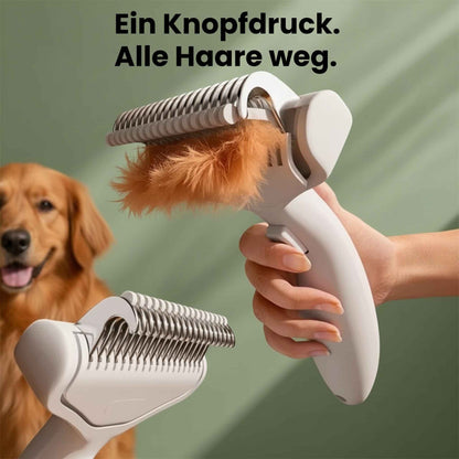 FellFix Hundehaarbürste aus Edelstahl