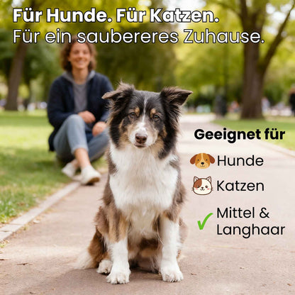 FellFix Hundebürste - Sanfte Unterfellbürste aus Edelstahl