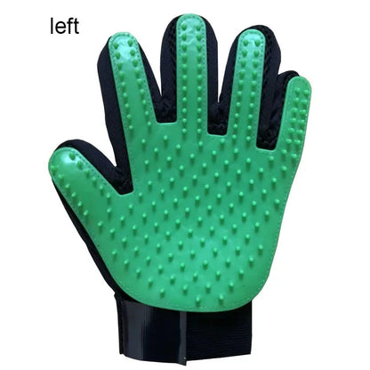 Lubur 5-Finger-Bürsthandschuh für Hunde & Katzen – Fellpflege & Massagehandschuh für alle Fellarten