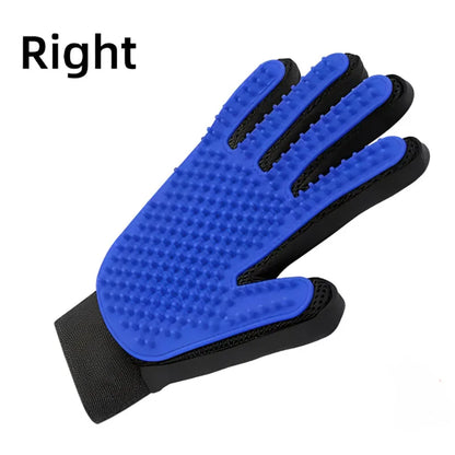 Lubur 5-Finger-Bürsthandschuh für Hunde & Katzen – Fellpflege & Massagehandschuh für alle Fellarten