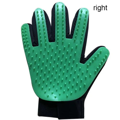 Lubur 5-Finger-Bürsthandschuh für Hunde & Katzen – Fellpflege & Massagehandschuh für alle Fellarten