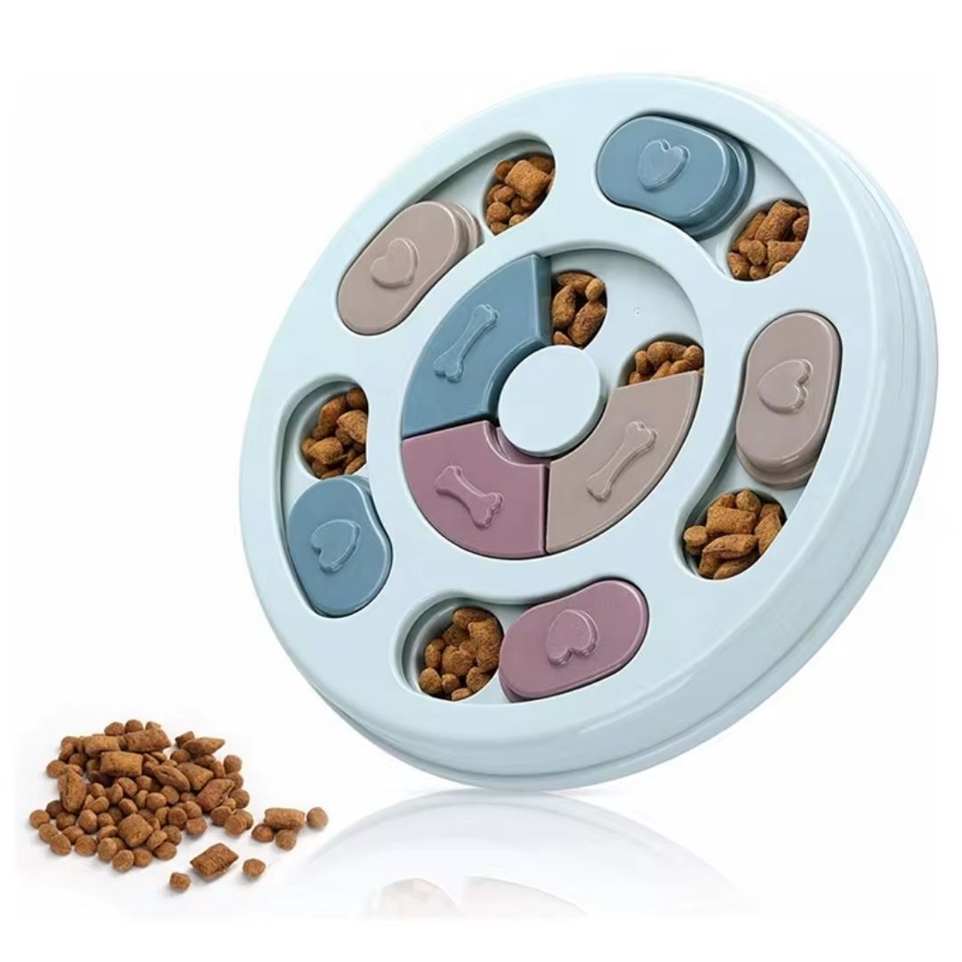 Interaktives Intelligenzspielzeug für Hunde – Rutschfestes Futter-Puzzle zur mentalen Stimulation