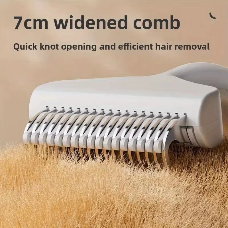 Ultimate Stainless Steel Dog Hair Removal Brush - Effortless Grooming Tool for Dogs and Pets